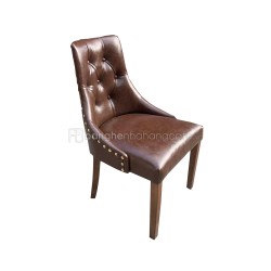 Ghế baker chân cao su tựa bọc si Ghế baker chân cao su tựa bọc si