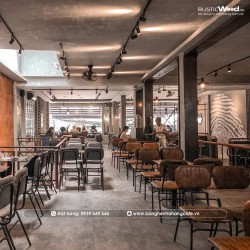 Ghế sắt cafe mặt nệm Ghế sắt cafe mặt nệm