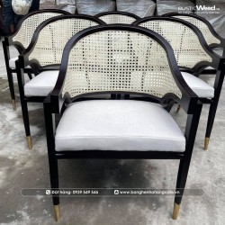 Ghế Wormley gỗ ash chân bọc đồng Ghế Wormley gỗ ash chân bọc đồng