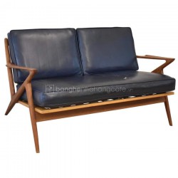 Sofa đôi chữ Z gỗ Ash